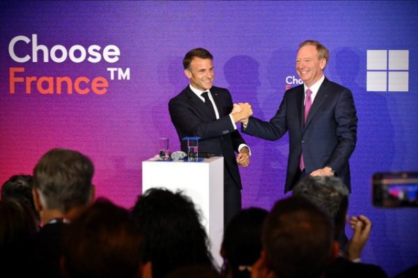 Francia: Microsoft anunció en Versalles que invertirá € 4.000 millones en proyectos de IA