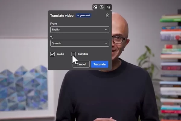Microsoft Edge revoluciona con IA la traducción en tiempo real de videos