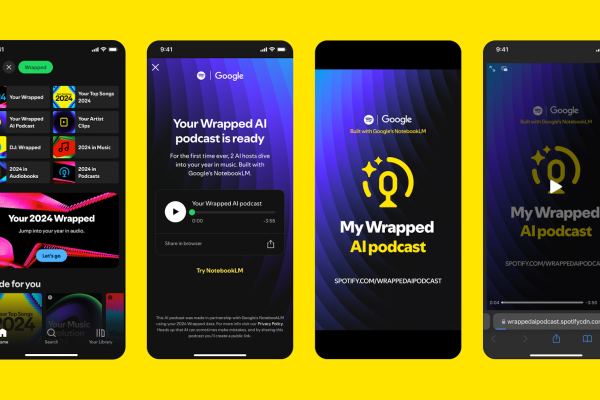 Google y Spotify lanzan el primer podcast de Spotify Wrapped impulsado por IA